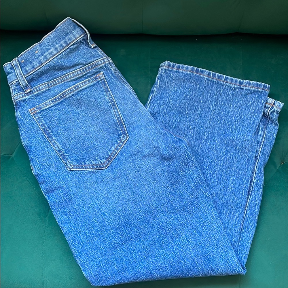 Madewell Perfect Vintage Wide Leg Cropped Jeans in 26 Petite!